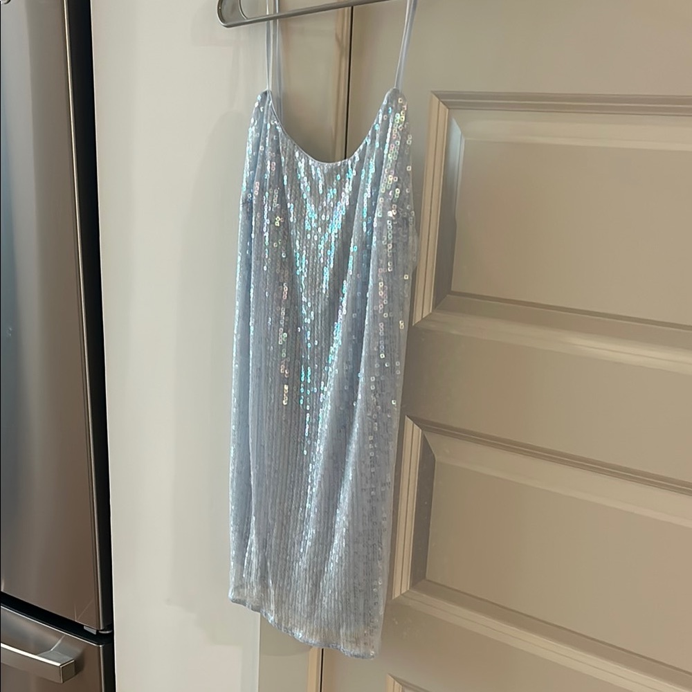 VS SEQUIN SLIP DRESS